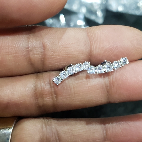 Stud Earrings Cubic Zircon - Picture 9 of 10